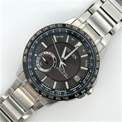 CITIZEN Eco Drive Satellite Wave World Time GPS Watch F150-s100178